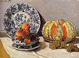 Claude Monet Famous Paintings - Still Life With Melon
